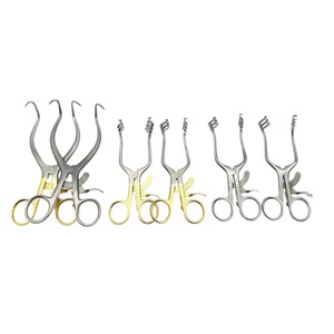 Kit de retractor de autorretención Weitlaner médico profesional Instrumentos quirúrgicos chapados en oro de acero inoxidable | Instrumentos OldMed - Product Image 1
