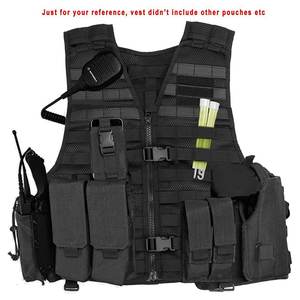 Chaleco de seguridad de entrenamiento táctico, chaleco de seguridad transpirable de malla para exteriores, chaleco de caza ligero transpirable a prueba de agua 600D - Product Image 2