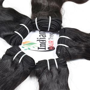 Wholesale Single Donor Remy Indian Temple Human <b>Hair</b> Bodywave Super Bundles <b>Black</b> Natural Machine Double Weft Cheap <b>Extensions</b> - Product Image 3