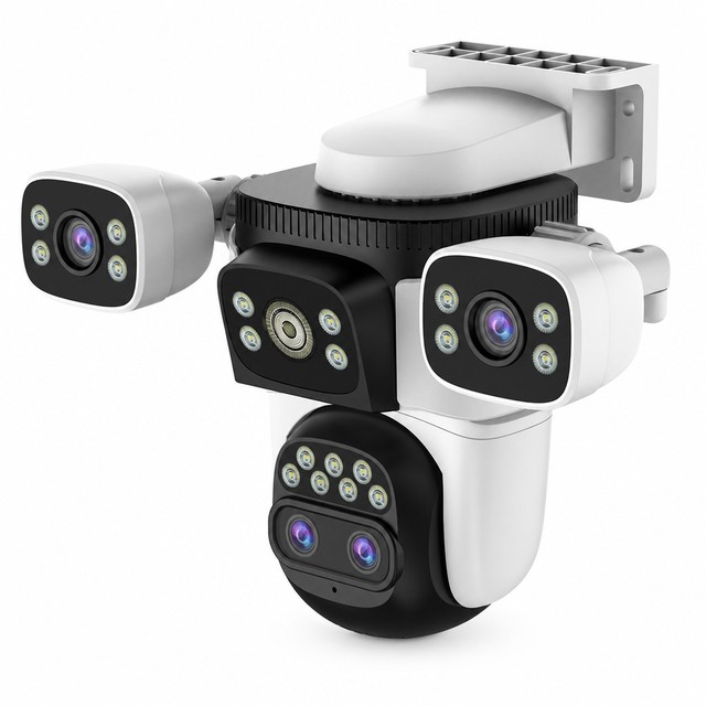 CS621ZS 12MP Solar Dual Lens PTZ Camera 10X Optical Zoom Full Color Night Vision Human Tracking IP66 Two-Way Audio