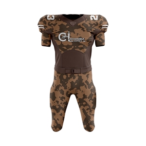 100% polyester, sur mesure, manches courtes, football américain, respirant, séchage rapide, uniforme de haute qualité, design personnalisable, unisexe - Product Image 1