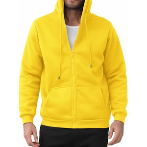 Sweat à capuche zippé en coton épais d'hiver 400GSM Design streetwear surdimensionné Fabrication personnalisée OEM ODM - Product Image 4