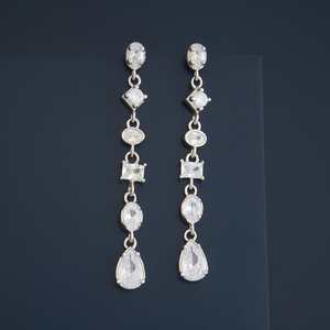 Boucles d'oreilles pendantes en argent 92,5, accessoire de mode 180615 - Product Image 1