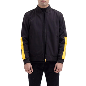 Blousons Bomber Personnalisés en Nylon Enduit de Haute Qualité, Écologiques, pour Adultes, avec Logo Frontal, Col Montant, Confortables, Grandes Tailles - Product Image 1