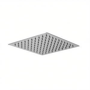 Pommeau de douche carré en acier chromé 20x20 pour salle de bain et toilettes - Product Image 3