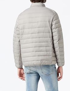 Vente en gros Veste matelassée pour homme Qualité supérieure Chaleur extrême Hiver Col montant Poche zippée Fourrure bouffante Décoration Toile - Product Image 3