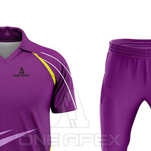 2025 profesional personalizado de alta calidad peso ligero ropa deportiva medias mangas Material de poliéster uniforme de Cricket - Product Image 5