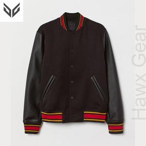 Veste Letterman de style High-Street pour hommes personnalisée avec logo en toile de laine de haute qualité pour l'hiver vêtements d'extérieur bas quantité minimale de commande - Product Image 1