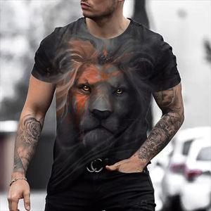 Camiseta de Hombre 2025, Marca Privada, Cuello Redondo, Alta Calidad, 100% Mezcla de Algodón, Impresión Serigráfica, Transpirable, Ecológica, Manga Corta - Product Image 2