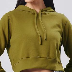 Tendance chaude femmes sweat à capuche manches longues longueur vêtements actifs respirant Anti-boulochage meilleur matériau doux polaire femmes sweats à capuche - Product Image 3