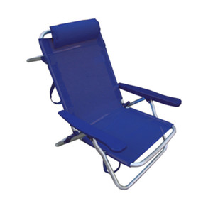 ชายหาดสไปอาจินาแบบพับเก็บได้ทำจากอะลูมิเนียมสีน้ำเงิน - Product Image 1