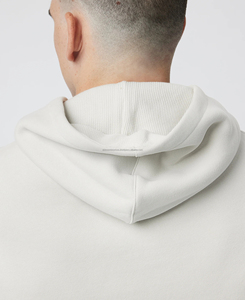 Sudadera con Capucha Unisex de Algodón Liso Teñido al por Mayor 2026, Ajuste Regular, Color Sólido, Informal, con Bolsillo Delantero, para Otoño - Product Image 6