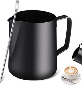 Jarra de Acero Inoxidable con Acabado Negro para Leche y Café, Diseño de Última Generación 2026, Accesorios de Cocina de Alta Calidad - Product Image 1