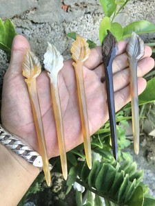 แฮร์สติ๊กทำมือแท่งฮอร์นที่สวยงามเป็นธรรมชาติเข็มกลัดแหล่งกำเนิดที่ทำด้วยมือจากเวียดนามกำหนดเอง - Product Image 2