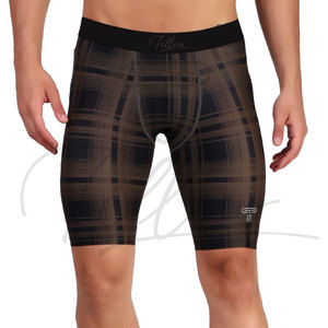 Shorts de sport pour hommes, style tendance, taille élastique, compression, automne - Product Image 4