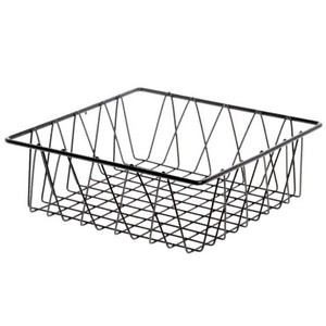 Custom Iron Metal Storage Organizer <b>Basket</b> Stand Multifunction Design Eco-Friendly <b>Black</b> <b>Wire</b> Storage Solution for Home Office - Product Image 3