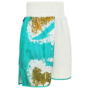 Pantalones cortos de boxeo para hombre de secado rápido de estilo personalizado 2024, venta al por mayor de fábrica, ropa de lucha sublimada, cintura elástica, lona de poliéster 100% - Product Image 3