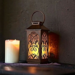 High Quality Metal Candle Stand Handmade <b>Top</b> Selling Lantern New Style Luxury Candle Holder for Christmas - Product Image 1