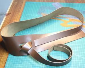 Anwar Enterprises Luxury Real Leather cinturón de cintura para mujer Conjunto de combinación de dos piezas pull up Tipo de cuero - Product Image 1