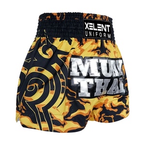MMA Training Trunks Shorts Muay Thai Shorts e Mma Shorts Material de poliéster con logotipo personalizado para boxeo Kickboxing - Product Image 3