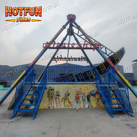 Manège Classique Bateau Viking Pirate 24 Places avec Structure en Acier Renforcé pour Parcs d'Attractions Professionnels