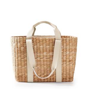 High Quality Seagrass Tote <b>Handbag</b> <b>Storage</b> Basket OEM Designs Customize Boho Seagrass <b>Storage</b> Basket From HNH Craft - Product Image 1