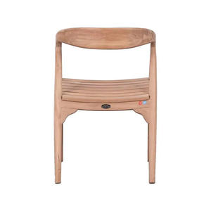 Chaise de salle à manger en teck massif indonésien de haute qualité, best-seller, design moderne, utilisation intérieure et extérieure, prix - Product Image 4
