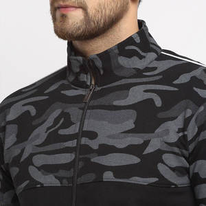 Couleur unie Look élégant hommes Camouflage survêtement gamme abordable hommes coton tenue Camouflage survêtement - Product Image 5