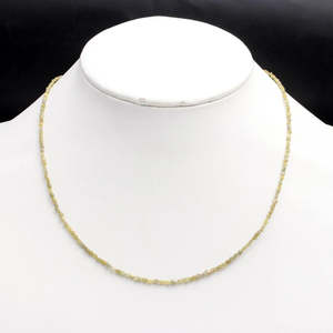 Collar de Diamantes Naturales Sin Cortar de 2.5-4 mm, Crudos, de 16 Pulgadas - Product Image 1
