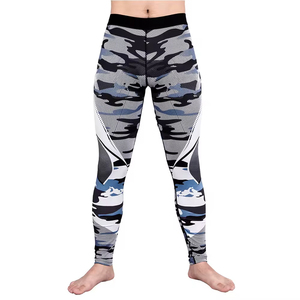Spat de compression pour homme en coton/bambou de qualité supérieure avec taille élastique, séchage rapide, respirant, imprimé par sublimation pour l'entraînement sportif - Product Image 6