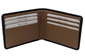 Moderne décontracté hommes portefeuille fait à la main inde personnalisable prix vente directe d'usine en cuir véritable de haute qualité Portable dessin animé - Product Image 3