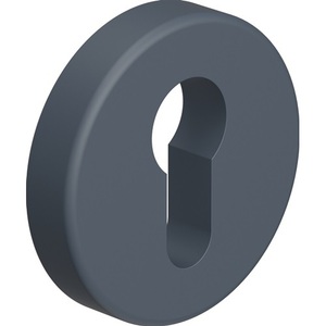 HEWI 306.23PBKN 90 Plastic Round <b>Key</b> Rosette 90 Escutcheon 10.5mm Thickness PZ Round <b>Key</b> <b>Chain</b> - Product Image 1