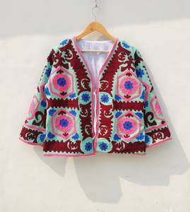 Luxury Range Creative Winter Wear Wholesale Price Beautiful Hand Crafted Embroidered Women Bohemian Style Fur Jackets Wholesale - Product Image 6
