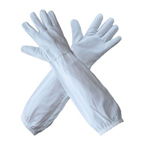Guantes de apicultura transpirables personalizados para protección de apicultor, guantes de apicultura de cuero de alta calidad - Product Image 4