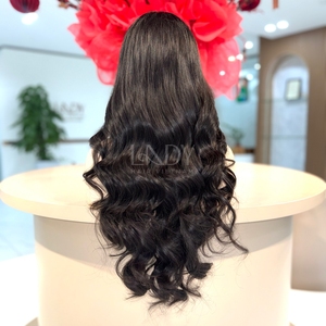 Peluca de Cabello Humano Vietnamita 100% Natural de Alta Calidad, Pelucas con Frente de Encaje, Cabello Ondulado - Product Image 6