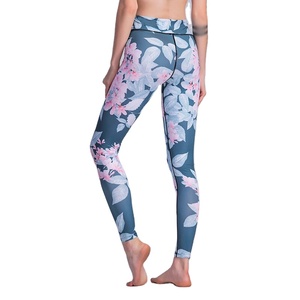 Women Printed Yoga Leggings High Waist Tummy Control Elastic Fitness Gym Colorful Long Sports Tights Activewear <b>Pants</b> - Product Image 3
