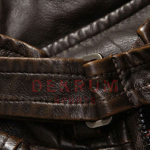 Veste en cuir pour homme, coupe-vent, durable, col montant, écologique, hiver, meilleur design, haute qualité, ventes chaudes - Product Image 3