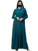 Abaya islamique saoudienne pour femmes, respirante, sans couture, broderie personnalisée, polyethersulfone, quatre saisons, kaftan noir