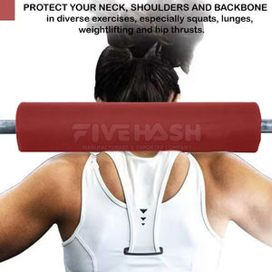 Coussin antidérapant professionnel pour barre de squat, coussin en mousse épaisse portable, conçu pour s'adapter à toutes les barres standard - Product Image 2