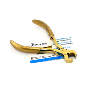 Extensions de cheveux haute capacité Outils en or à la kératine Pince Bond Cutter avec poignée en caoutchouc Poignée confortable pour réduire l'utilisation de la fatigue des mains - Product Image 1