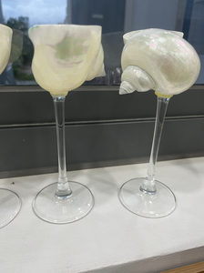 Verre à vin coquillage Parfait pour les concepts de complexes tropicaux Événements de fruits de mer et style culinaire décoratif - Product Image 3