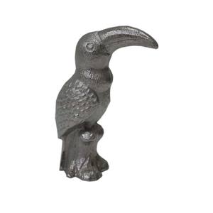 Artesanías de aluminio, esculturas de loros, acabado plateado para el hogar, decoración para sala de estar, escultura de escritorio hecha a mano a granel - Product Image 1