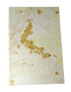 Cahiers en papier recyclé fait main, couverture rigide, style marbre crème, produit de style de vie vert, cahier d'étudiant pour usage au bureau - Product Image 1