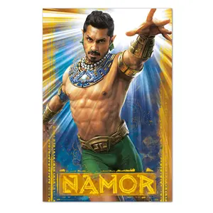 Póster de Marvel Black Panther Wakanda Forever Namor, Diseño Moderno para Pared - Product Image 1