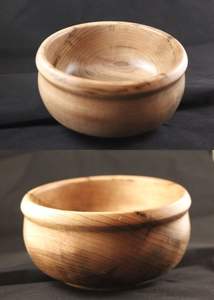 MÉLANGE PARFAIT POLYVALENT ARTISANAL Bol à pâte en bois fait à la main pour fruits ou salades Bol de ferme rustique vintage de haute qualité - Product Image 3