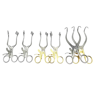 Juego de instrumentos veterinarios de acero inoxidable Weitlaner profesional Manual 5,5 6,5 retractores de puntas romas 3x4 quirúrgicos | OldMed - Product Image 1