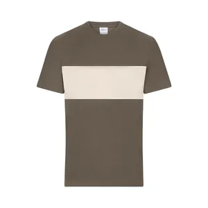 T-Shirt Sostenibile e Organica con Blocchi di Colore per Merchandising Promozionale - Product Image 3