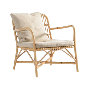 <b>Vintage</b> Style Garden Rattan <b>Chairs</b> With Cushion Eco-Friendly Rattan Garden <b>Chairs</b> Perfect For Home Patio Garden Furniture - Product Image 1