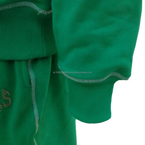 Customized Logo Unisex Hip Hop <b>Tracksuit</b> Embroidered Patch Hoodies Casual Sweatpants and Hoodie Set Sweat Suit for <b>Men</b> - Product Image 5