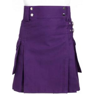 Pantalones Vaqueros de Algodón para Hombre, Diseño Tipo Kilt, Diseñados para Brindar Durabilidad, Comodidad y Funcionalidad, con Opciones de Talla Personalizada Disponibles - Product Image 2